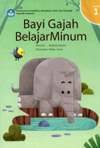 Image of Bayi Gajah Belajar Minum